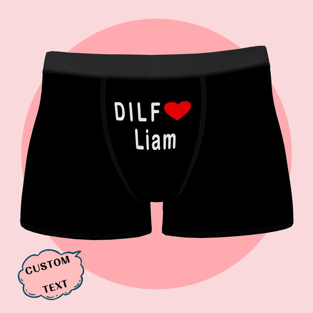 Benutzerdefinierte Boxershorts DILF Personalisieren Name